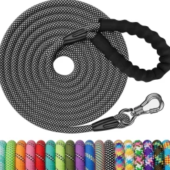 X XBEN Schleppleine für Hunde, 1.5M 12mm, starke Hundeleine mit gepolstertem