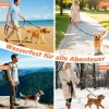 X XBEN Wasserdichte Schleppleine für Hunde, 30M, Gummierte Laufleine mit