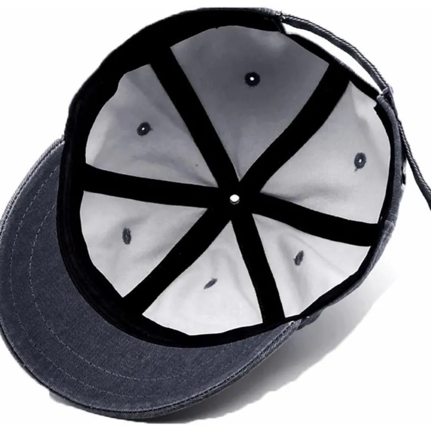 YAMEE Unisex Baseballkappe mit kurzer Krempe, atmungsaktiv, verstellbar