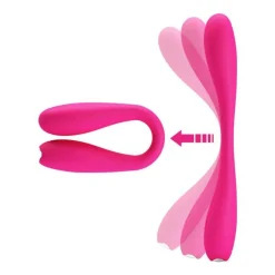 Yedda Vibrator Biegsam Rosa