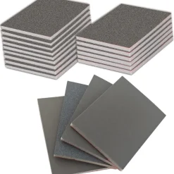 YFLeomry Schleifschwamm Set (24 Stück), P2500 Körnung, Nass & Trocken
