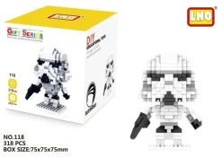 Yoda Boba Fett BB-8 Block Puzzlespiel Star Wars Bausteine Spielzeug DIY Lernspielzeug