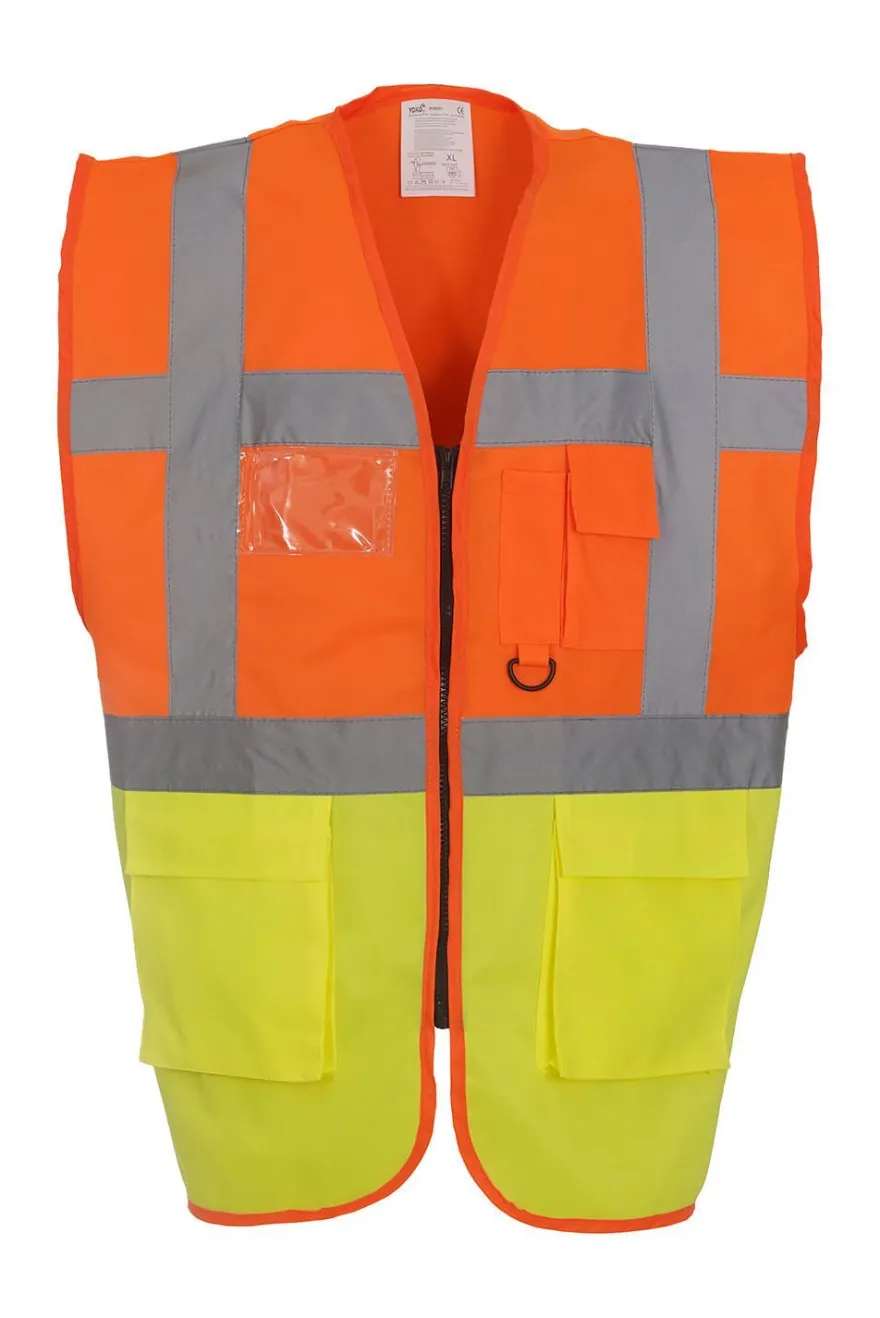 Yoko Hi-Vis Executive Waistcoat HVW801 NEU