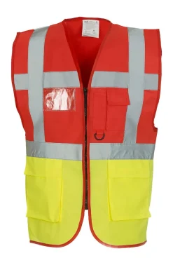 Yoko Hi-Vis Executive Waistcoat HVW801 NEU