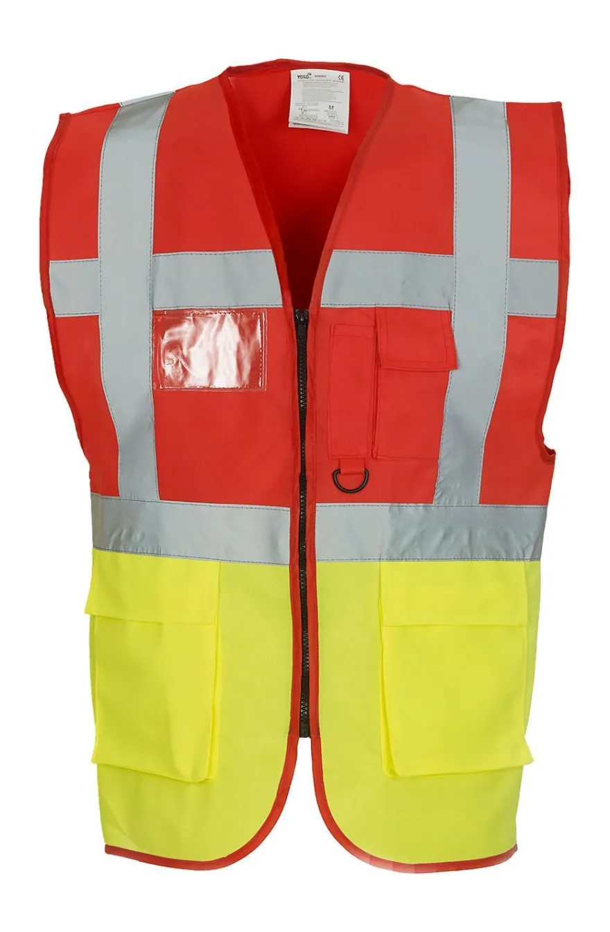 Yoko Hi-Vis Executive Waistcoat HVW801 NEU