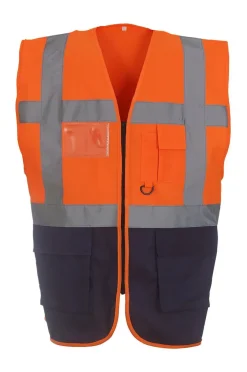 Yoko Hi-Vis Executive Waistcoat HVW801 NEU