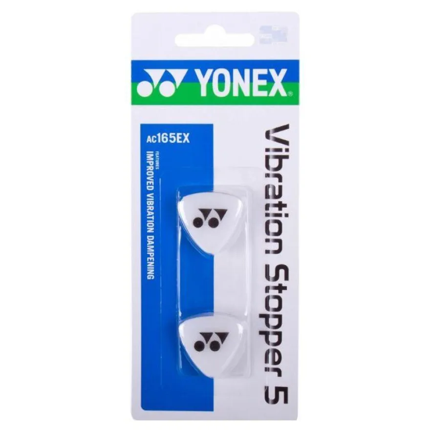 Yonex Vibration Stopper 5 Dampener White X 2