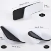 Yoosso 36Stk Klettband Selbstklebend Extra Stark, 3Stil Doppelseitiges