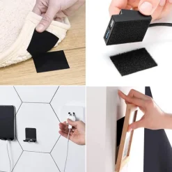 Yoosso 36Stk Klettband Selbstklebend Extra Stark, 3Stil Doppelseitiges