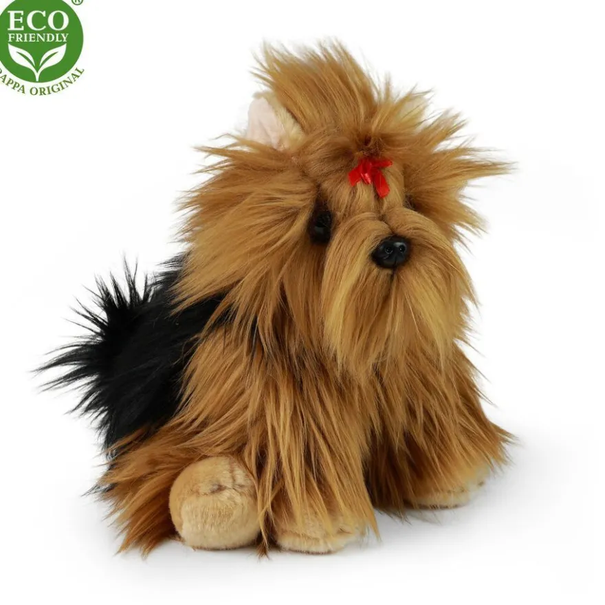 Yorkshire Terrier H= 24 cm, HUND Plüschtier Stofftier Kuscheltier Plüsch