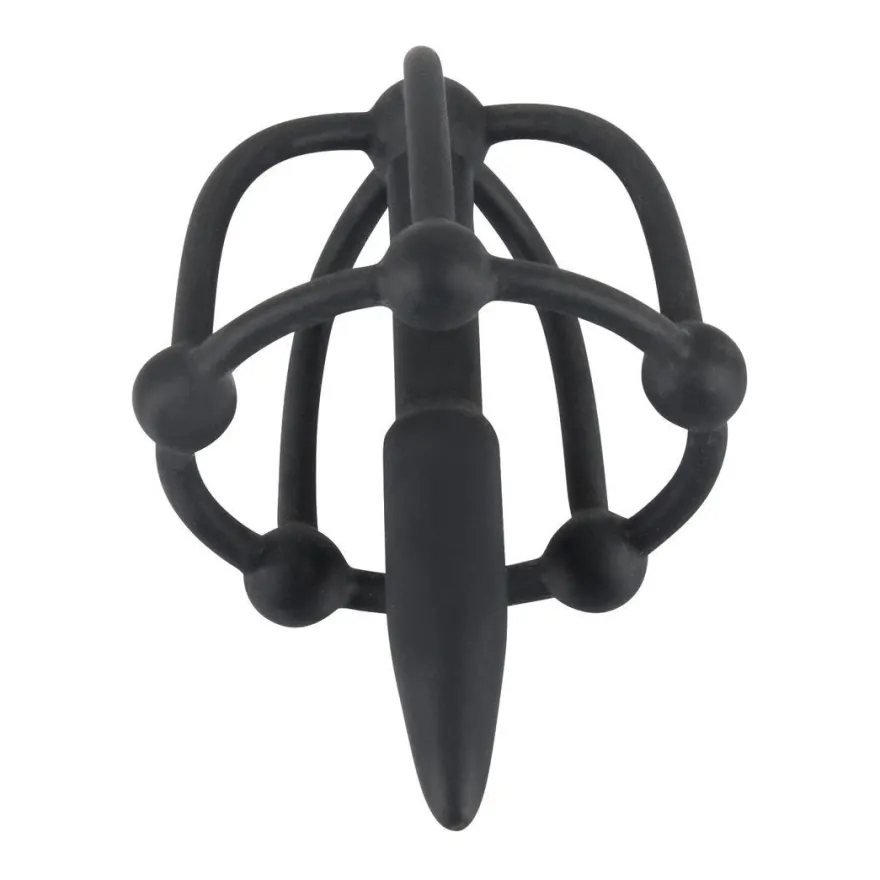 You2Toys Silikon Dilator mit Eichel-Käfig Penis-Plug cage Dilatoren Harnröhre