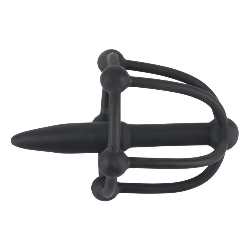 You2Toys Silikon Dilator mit Eichel-Käfig Penis-Plug cage Dilatoren Harnröhre