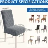 Ystellaa Stretch Stuhlhussen 4er Set, elastische Stuhlbezüge für