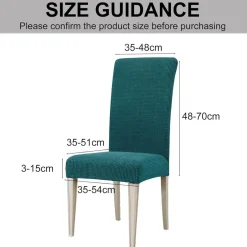 Ystellaa Stuhlhussen 4er Set, Stretch Stuhlbezug für Esszimmerstühle, Waschbar