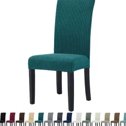 Ystellaa Stuhlhussen 4er Set, Stretch Stuhlbezug für Esszimmerstühle, Waschbar
