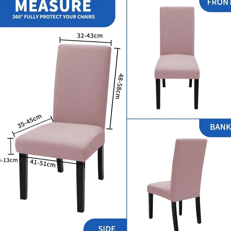 Ystyle Stuhlhussen 4er Set - Universale Stretch Stuhlbezüge für Wohn