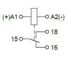 Zeitrelais m.1 Funktion 1P 12-240V Start und Reset Relais RPC-1WU-UNI Relpol 060