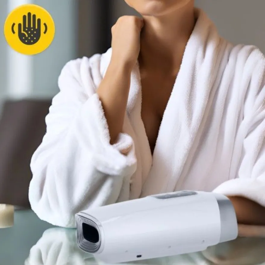 Zenet ZET-703 Handmassagegerät mit Wärmefunktion - Elektrisches Massagegerät für Händ