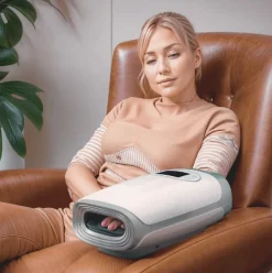 Zenet ZET-703 Handmassagegerät mit Wärmefunktion - Elektrisches Massagegerät für Händ