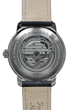 Zeppelin Herrenuhr Automatik Atlantic Dunkelblau 8460-3