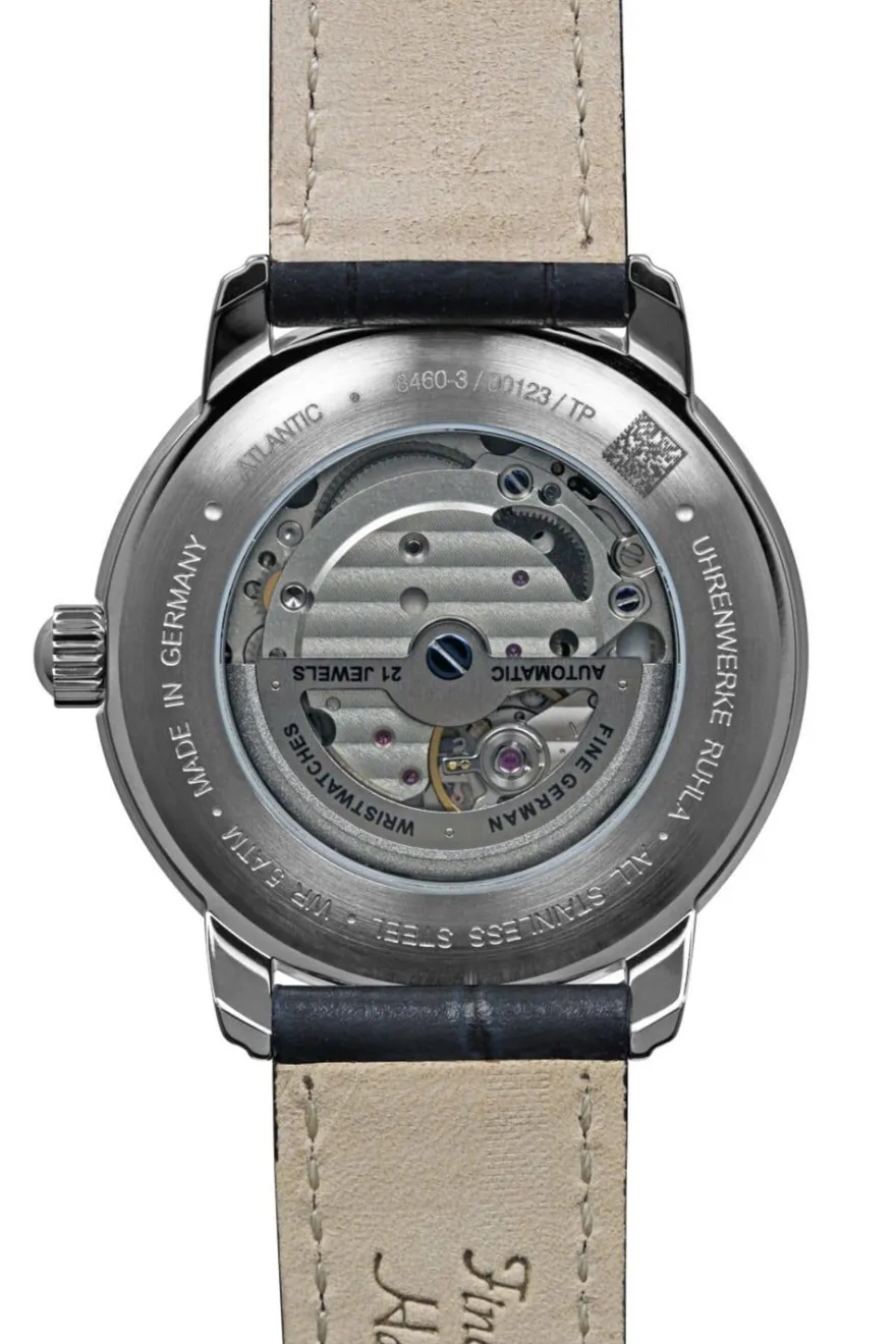 Zeppelin Herrenuhr Automatik Atlantic Dunkelblau 8460-3