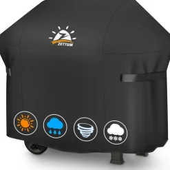 Zettum Grillabdeckung 152cm für Weber Genesis 300 Series Heavy Duty&Wasserdicht