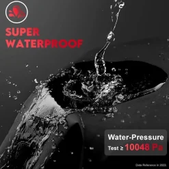 Zettum L-Form Gartenmöbel Abdeckung 280x215x80cm, Wasserdichte 600D Oxford