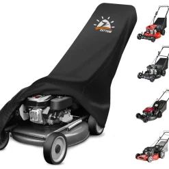 Zettum Rasenmäher Abdeckung 600D Oxford PU Heavy Duty Wasserdicht 188x99.1x63.5