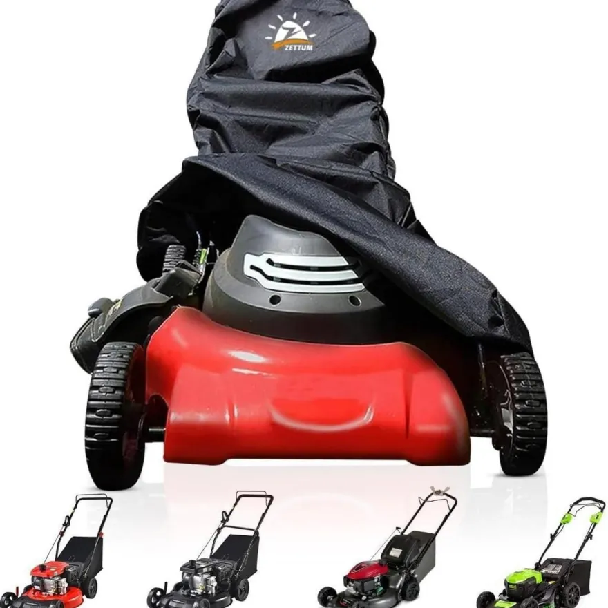 Zettum Rasenmäher Abdeckung 600D Oxford PU Heavy Duty Wasserdicht 188x99.1x63.5