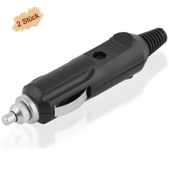 Zigarettenanzünderstecker zum Löten Reparaturstecker für Kfz Lkw Auto 12 - 24 V