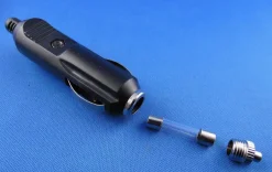 Zigarettenanzünderstecker zum Löten Reparaturstecker für Kfz Lkw Auto 12 - 24 V