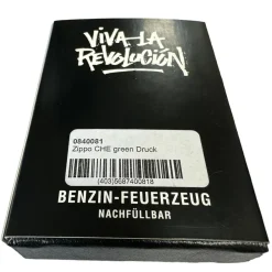 Zippo Che Guevara Benzinfeuerzeug - Revolutionäres Design in Grün Matt