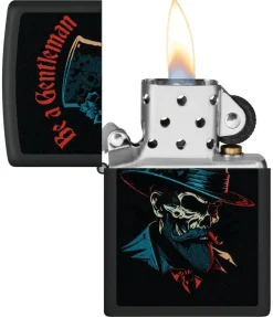 Zippo Feuerzeug Be a Gentleman schwarz matt 60007384