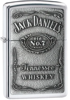Zippo Jack Daniel's chrom Sturmfeuerzeug Benzin