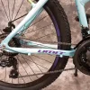 26 Zoll Da. ALU MTB Gefedert 21-Gang Shimano & Scheibenbremsen NEU 2670 Türkis