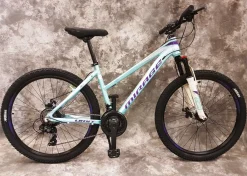 26 Zoll Da. ALU MTB Gefedert 21-Gang Shimano & Scheibenbremsen NEU 2670 Türkis