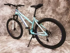 26 Zoll Da. ALU MTB Gefedert 21-Gang Shimano & Scheibenbremsen NEU 2670 Türkis