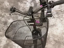 26 ZOLL Damencityrad 21-GANG Shimano & LICHT & KORB Schwarz-Pink NEU 2608-500-47cm