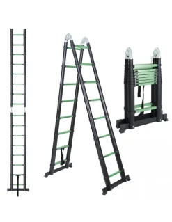 Zollernalb Monkey ZM190 - Teleskopleiter, Bockleiter, Klappleiter, Anlegeleiter