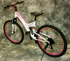 24 ZOLL Mountainbike Gefedert 21-GANG Shimanoschaltung NEU 2440-600 WEIß