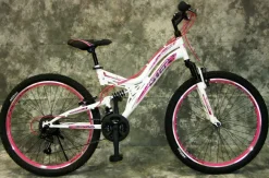 24 ZOLL Mountainbike Gefedert 21-GANG Shimanoschaltung NEU 2440-600 WEIß