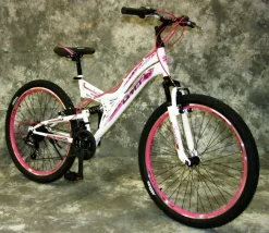 24 ZOLL Mountainbike Gefedert 21-GANG Shimanoschaltung NEU 2440-600 WEIß