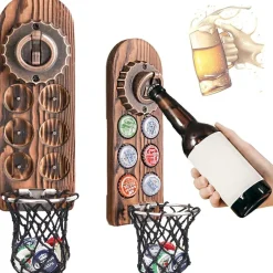 Zonsuse Bieröffner für die Wand mit Kronkorken Sammler, magnetisch, für Bar