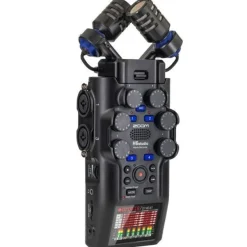 Zoom Audio-Recorder H6 Studio mit Fell-Windschutz
