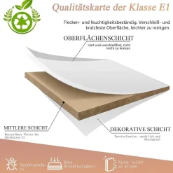 Zrbddef Empfangstheke mit Schublade und Ablagefächern, Moderner Kassentisch