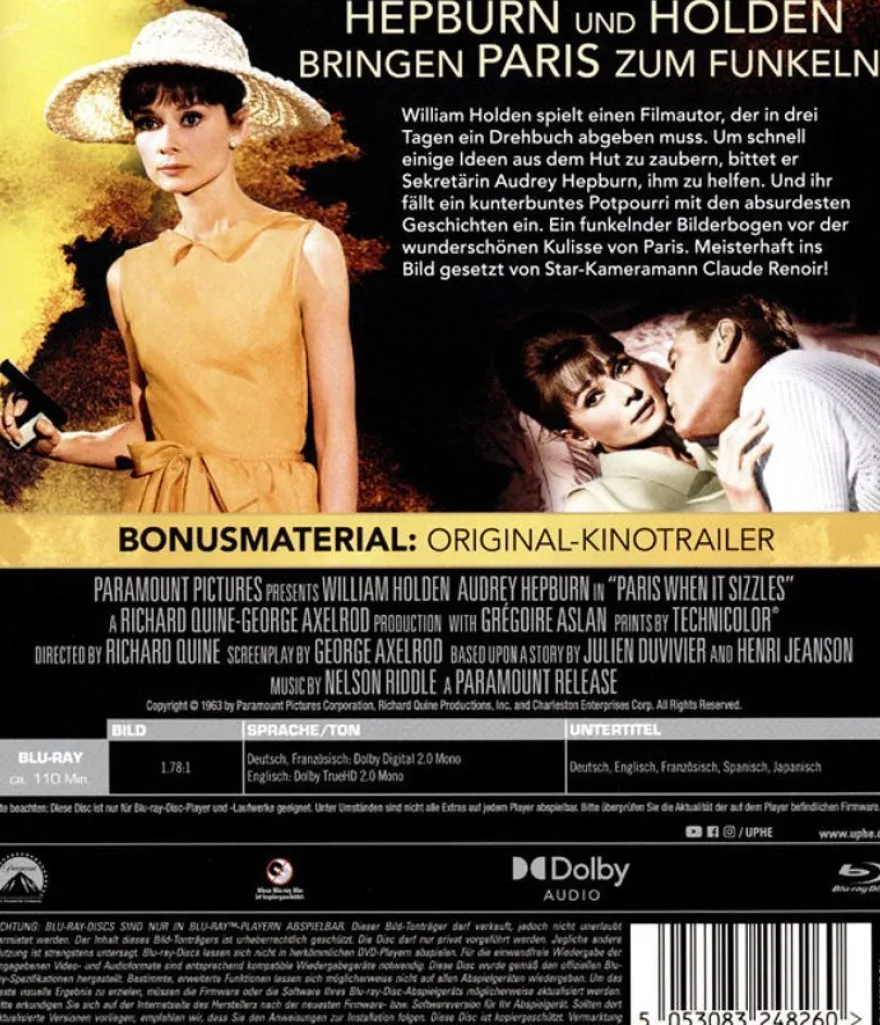 Zusammen in Paris (Blu-ray) - Universal Pictures - (Blu-ray V