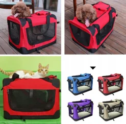 Zusammenklappbarer kleiner Katzentransporter 40x30x30cm XS