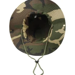 Zylioo XXL-3XL Safari Sonnenhut für großen Kopf, Camo Boonie Hat mit breiter