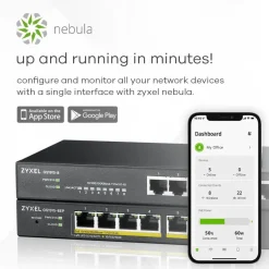 ZyXEL GS1915-8 Smart Managed Layer2 NebulaFlex Switch