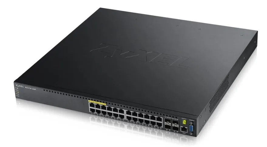 ZyXEL - XGS3700-24HP L2 + , 24x RJ45, 4x 10Giga SFP+, POE